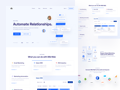 Wild Audience - Wild Mail Page agency agency branding agency landing page agency website case casestudy design landing landing design landing page landing page design ui ui design website