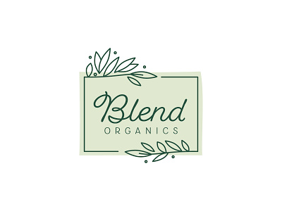 Blend Organics Juice Bar blend branding branding design juice juice bar logo logodesign organic smoothie