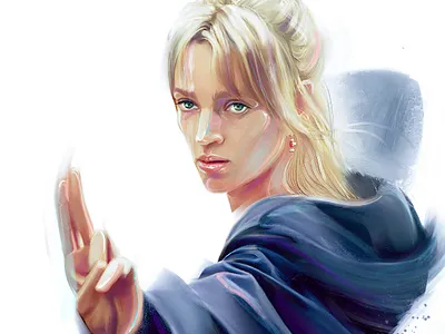 Beatrix Kiddo characters fashion illustration female illustraion illustration killbill portrait tarantino uma thurman