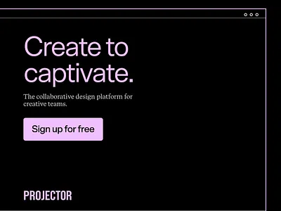 CreateToCaptivate animation branding design illustration logo web