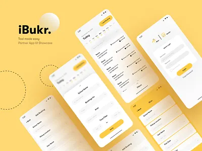 iBukr Admin Panel (Mobile View) booking app minimal mobile ui school app taxi booking app travel ui ui ux user experience userinterface ux webdesign website