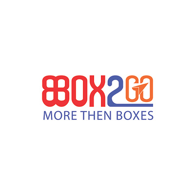 Box2Go International Courier Company 2 box box2go branding company courier go logo logo design logo designer services