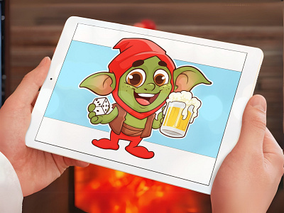 Cute Baby Yoda Cartoon Mascot | Happy Cartoon Character Design baby yoda cartoon character cute design dribbble artist graphic design illustration mascot mascot design vector