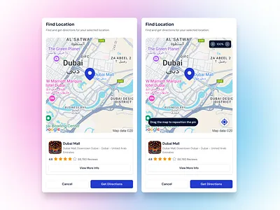 Map Modal UI Component component figma figma component map map modal map modal ui map pin map popup modal popup ui