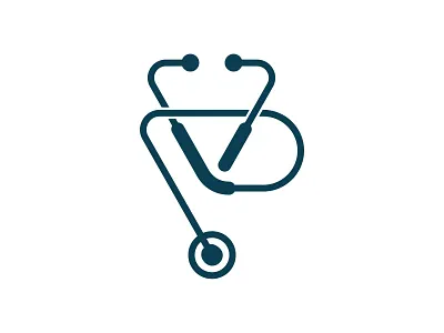 Letter P + Stethoscope brand identity doctor hospital icon initial letter logo mark medical p stethoscope