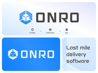 Onro Logo - SASS Last mile delivery software branding delivery logo