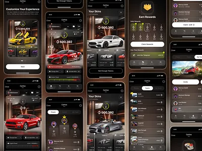 Telegram Tap-to-Earn Crypto Game Design app auto automotive cars coin community crypto earn finance game mobile tap telegram ui web3