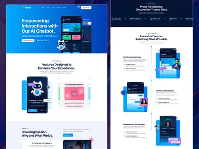 Zaibot – AI Bot Website Design aichatbotwebsitetemplate aicompanywebsitedesign aicompanywebsitetemplate aiwebsitetemplate figma design landing page minimal design nocodedevelopment responsive design template design uiux uiuxdesign user experience web devolopment webdesign webflow template website website concept website designe website theme
