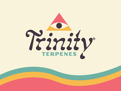 Trinity Terpenes Branding branding logo california cannabis color edibles eye flat design groovy logo logo design pot psychedelic pyramid rainbow recreational terpene third eye trichome trippy weed