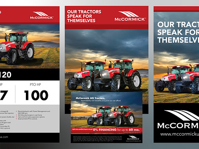 McCormick Tractors - Marketing (2013) advertisements branding design graphic design marketing posters signs tractor