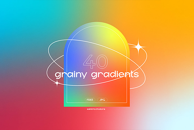 40 Free Grainy Gradient Textures branding design display font free freebie graphic design illustration logo vintage
