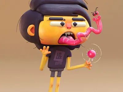 Suckers Ain't Us 3d 3d art c4d character design illustration maxon vector