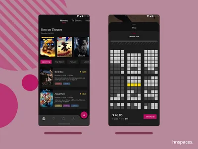 Movie Book app design figma ios app design material ui ui ux