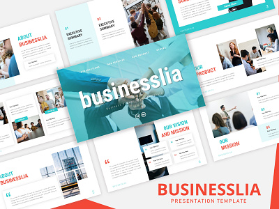 Businesslia - Business PowerPoint Template business design graphic design powerpoint presentation powerpoint template presentation design presentation template