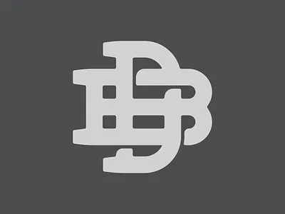 Dearborn Baptist Church Logo b brand branding church d identity letter lettermark logo logo mark mark monogram shadow woven