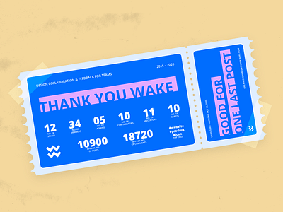 One Last Post illustration last sunset ticket tribute wake