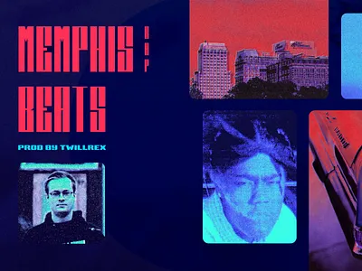 MEMPHIS BEATS MIX 70s design illustration jazz logo mc spade mc spade memphis mix music rap spotify typography vector youtube