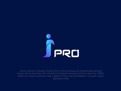 I pro Logo 2020 logo abstract best logo branding design company logo creative logos gradient logo graphc design i logo i pro logo illustration
