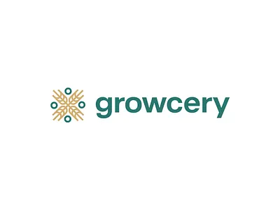 Growcery logo design agriculture agriculture logo agro agro tech brand and identity brand design brand identity branding branding identity branding studio design grow icon identity logo logo design logo icon nature logo smart logo wheat