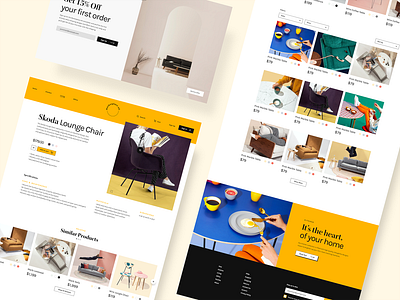 Screen Per Day—026 desktop ecommerce ecommerce app ecommerce design ecommerce shop furniture design furniture store furniture website product page ui ui design visual design web web design