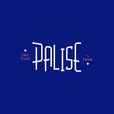 Brand and Type for Palise - Fine Food and Drink. brand design drink food logo minimal type