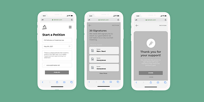 WeThePeople app design midfidelity minimal ui ui design ux web