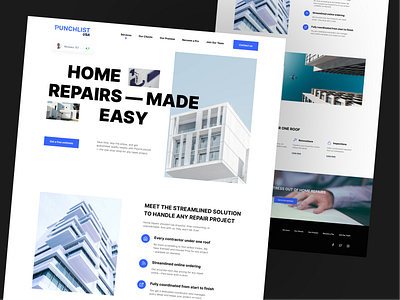 Real Estate Website branding design graphic design landing typography ui website