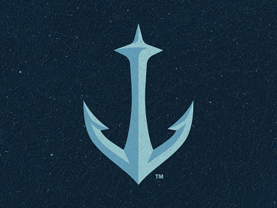 Seattle Kraken Secondary Logo anchor branding hockey kraken nhl seattle space needle sports