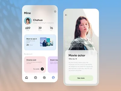 Movie App Design ui uidesign