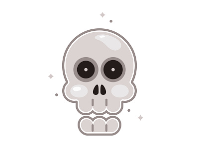 Skull adobe creepy design flat flat design flat illustration flat vector halloween illustration inktober2020 skull vector