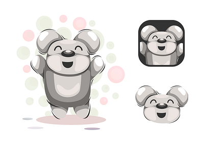 Happy Dog animation branding character characterdesign design illustration illustrator logo logodesigners mascot