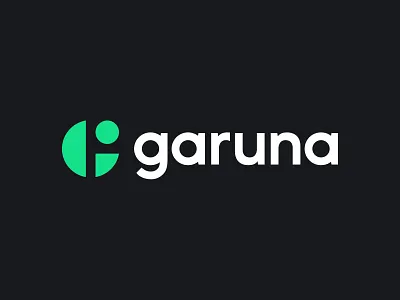 Garuna Logotype black cool design garuna letter logo logotype russian