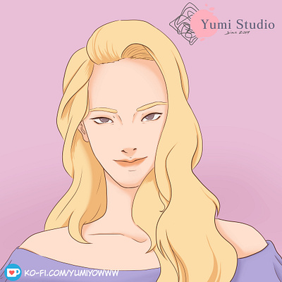 headshot commission anime animeart cartoon commission digital artwork illustration illustration art