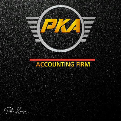 PK Associates design flat logo minimal web website