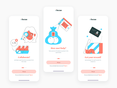 Onboarding app app design character cute design flat illustration intro ios logo onboarding onboarding screen ui ux vector walkthrough