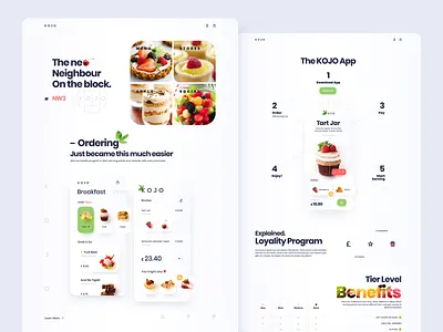 Natural Foods Site branding design food app landing landing page landing page design page restaurant site site design ui web web design webdesign website website design