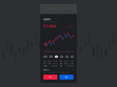 Trading app UI _ sliding order _ dark mode app application design flat trading platform ui ux