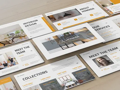 Homada – Architecture Presentation Template architecture business presentation clean keynote template lookbook minimal pitchdeck powerpoint template presentation proposal simple slides