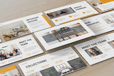 Homada – Architecture Presentation Template architecture business presentation clean keynote template lookbook minimal pitchdeck powerpoint template presentation proposal simple slides