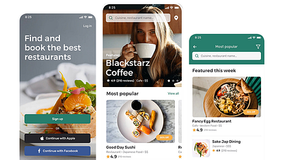 Find and Book The Best Restaurants | Alcax app development companies app development company food delivery app mobile app development company uidesign