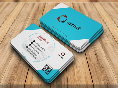 cyclick branding business card business card design card design graphic design professional professional business card unique vector
