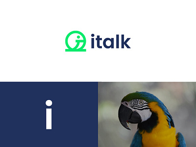 italk Logo Design animal logo best logo designer best logo inspiration logo bird logo brand design branding business logo communication logo creative logo ecommerce logo logo concept logo design minimal logo modern logo nature logo parrot professional logo talking logo world consulting logo