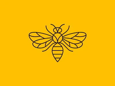 Napoleon Bee animal bee icon insect logo mark napoleon symbol