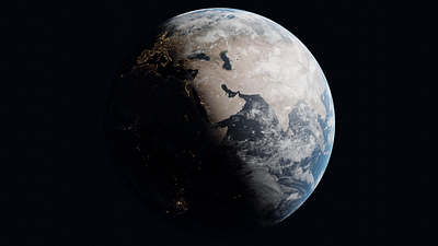 Earth render 3d 3d art blender3d eevee illustration render