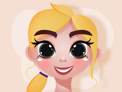 Girl Face. Adobe Illustrator tutorial. cartoon design face girl girl illustration illustration lol people vector