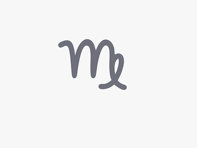 Virgo illustration sign virgo