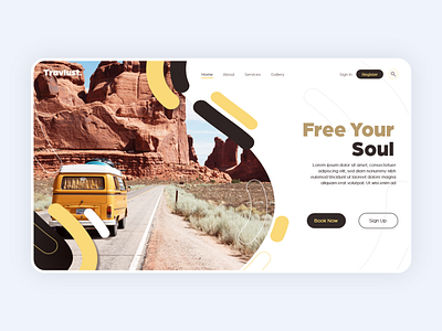 Travlust Homepage Design for your Travel Needs adobe xd booking branding clean creative collection design landing page list minimal specindia travel travel agency travelling trip ui ux wanderlust website