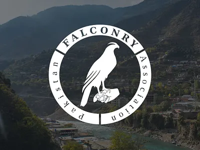 Pakistan Falconry Association animal logo bird brand identity eagle falcon logo logo design logo designer ngo nonprofit vector wildlife