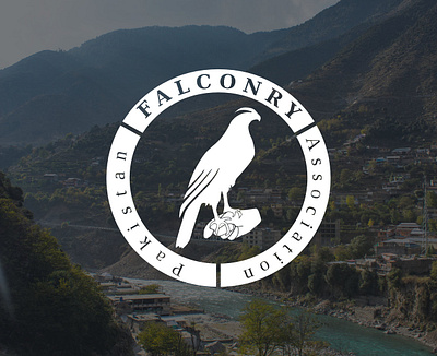 Pakistan Falconry Association animal logo bird brand identity eagle falcon logo logo design logo designer ngo nonprofit vector wildlife