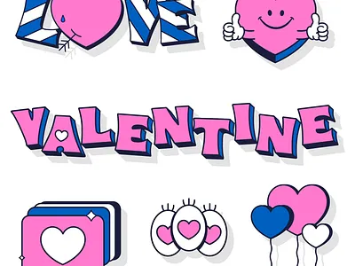 Valentines animation branding design heart icon illustration kinetic typography logo love motion shadow typography valentines